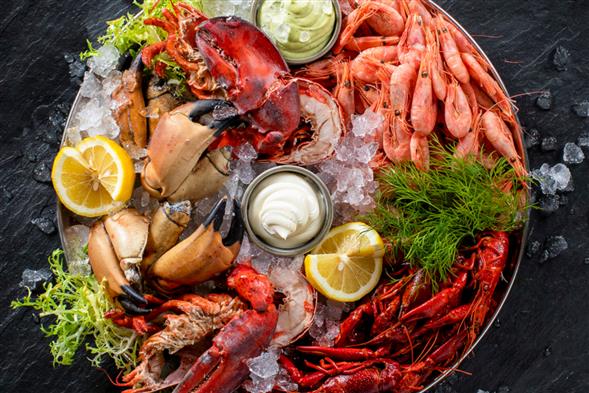 Skaldyrsfad til 2 pers